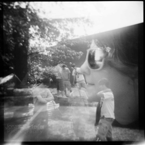 "Kids in the Street"
c2010, 2021
&copy; Jonathan Pfeifer Photography
#holga #toycamera #arista #film #photog #photography #multiexposure